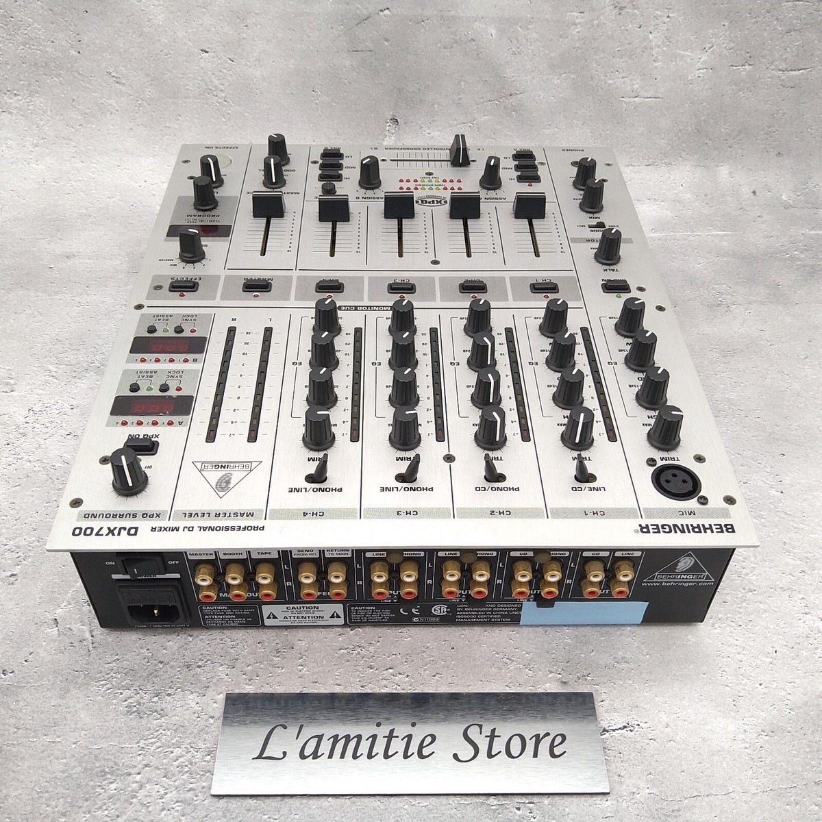 Behringer DJX700 Professional DJ Mixer 5-Channel 5ch Digital FX