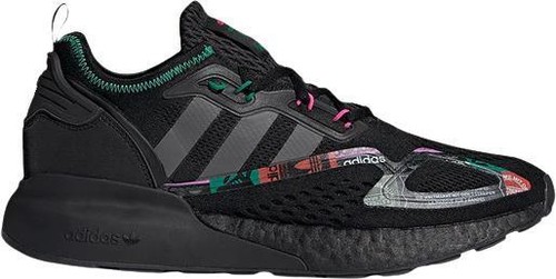 New Adidas Originals ZX 2K Boost Black Running Shoes GY2689 Men's
