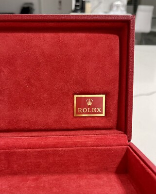 OEM Vintage Rolex President 69178 79178 Large Red Watch Box
