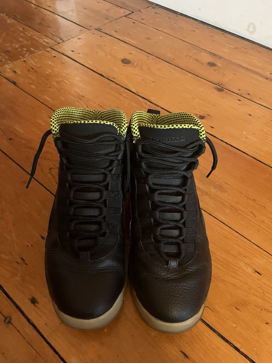 Air Jordan 10 Men's Retro Black And Yellow Size 11.5 | eBay