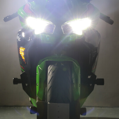 Front LED Turn Signal Light For KAWASAKI NINJA 650 EX650 ZX-25R ZX