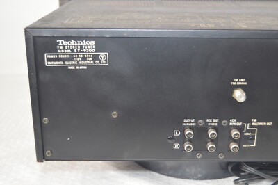 Technics ST-9300 FM Stereo Tuner Black 100V Working Excellent | eBay