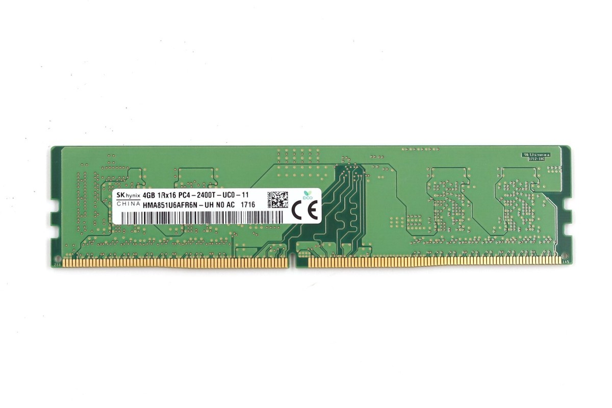 SK Hynix 4GB 1Rx16 PC4-2400T-UC0-11 Desktop Memory P/N