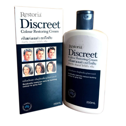 Restoria Discreet Hair Colour Restoring Cream - 250ml for sale
