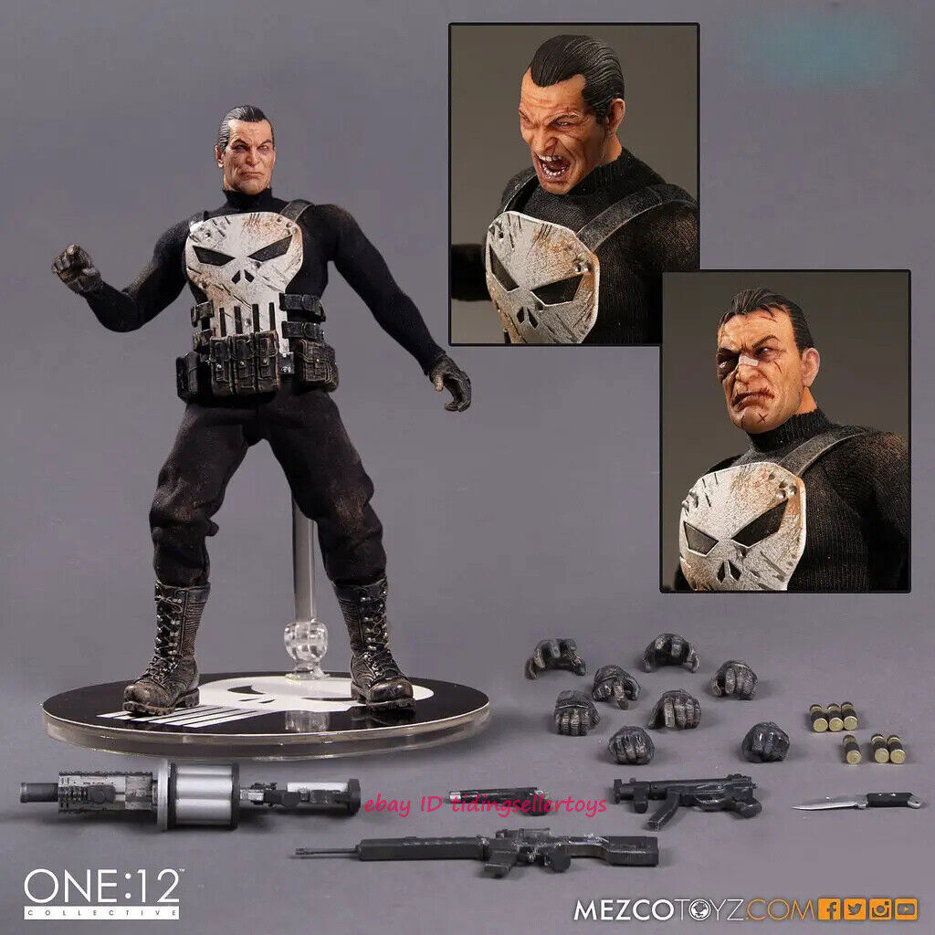 New Mezco The Punisher Frank 1/12 Scale Collectible 6