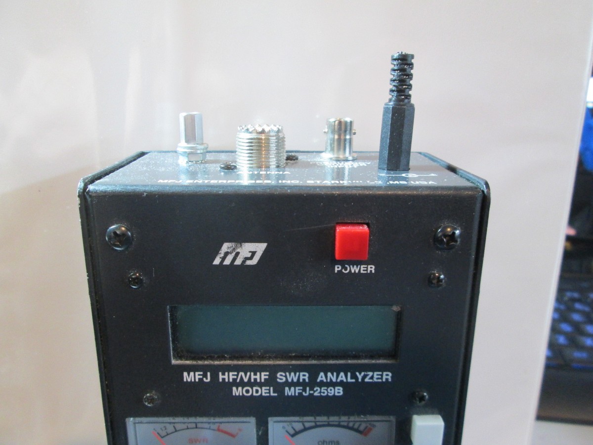 MFJ-259B HF/VHF SWR ANALYZER 12 VDC Plug Ham Radio | eBay