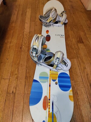 BURTON LUX 43 SNOWBOARD SIZE 143 CM WITH MEDIUM BINDINGS | eBay
