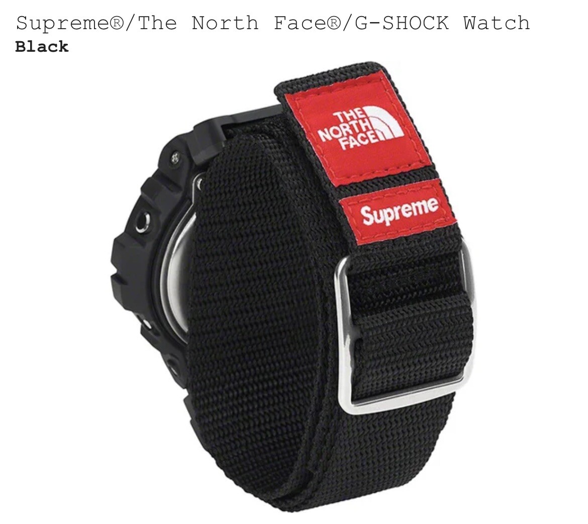 Brand New Supreme® x The North Face® x G-SHOCK Watch - Black