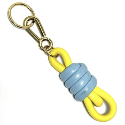 LOEWE Women's Bag Charm Knot Charm Leather Key Ring Key Holder | eBay