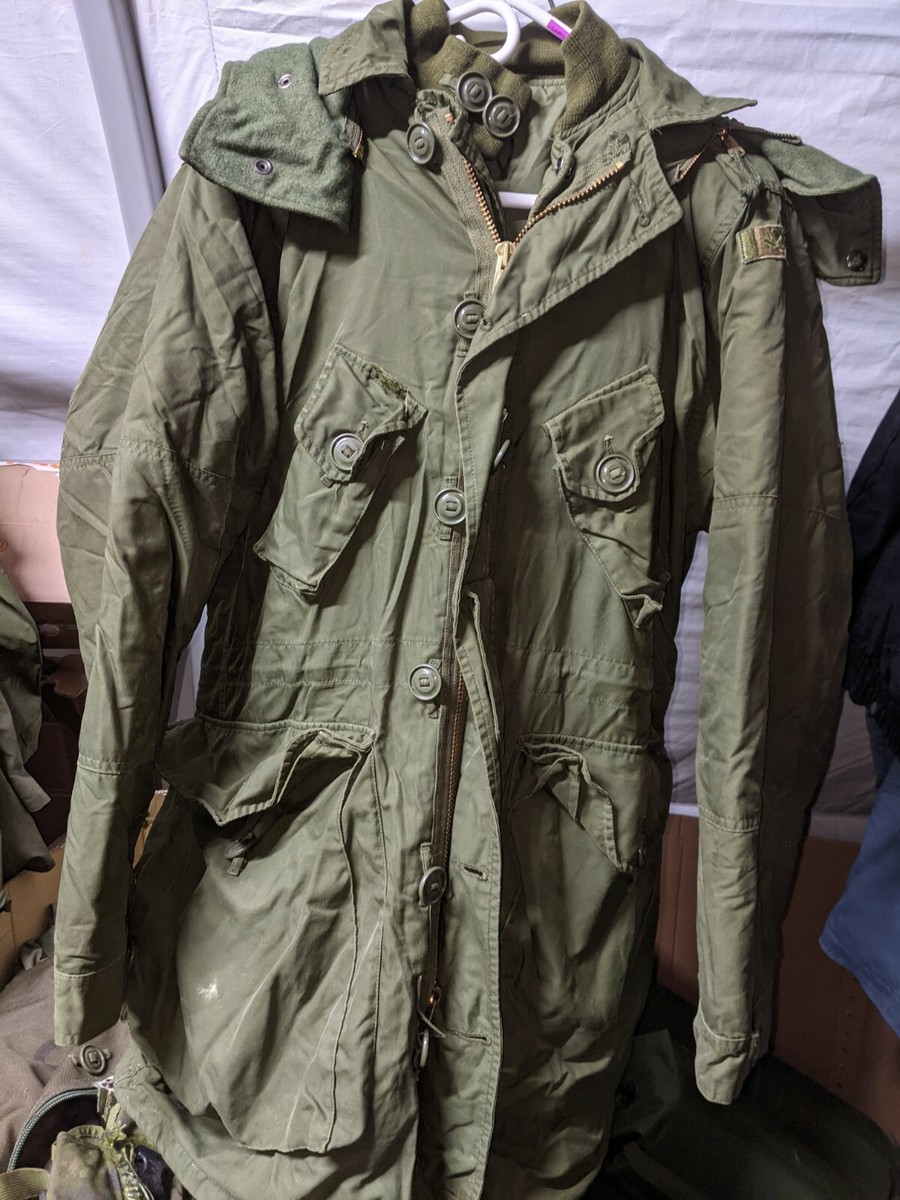 ECW CANADIAN ARMY PARKA EXTREME COLD WEATHER COMBAT LONG SMALL 73
