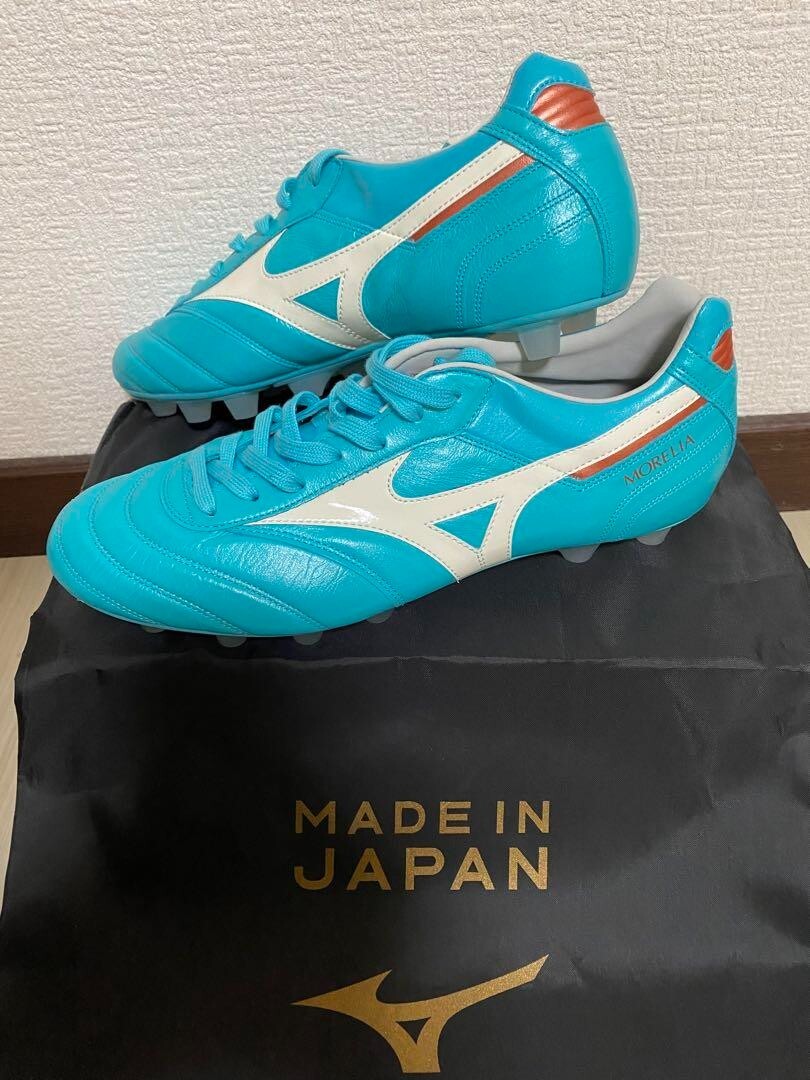 Mizuno MORELIA 2 Japan Soccer Shoes US9 Azure Blue Limited Edition