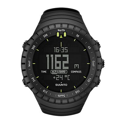 Suunto Core All Black Outdoor Watch with Altimeter Barometer