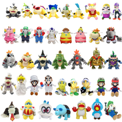 Super Mario Bros Elephant Peach Wonder Bowser Cappy Lemmy Plush