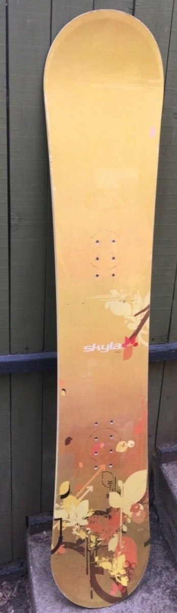 Nice condition K2 Skyla 147cm Yellow snowboard | eBay