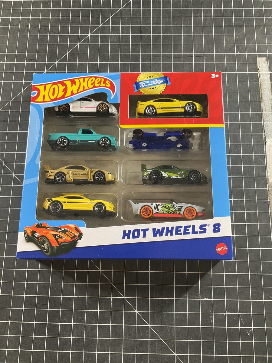 New Hot Wheels - 8 pack Assorted Diecast Cars Mattel Exclusive