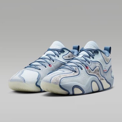 Nike Jordan Tatum 3 PF Blue Denim Basketball Shoes HV5911-401