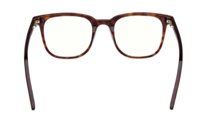 Tom Ford FT5916 052 Dark Havana/Clear Square Men's Eyeglasses with