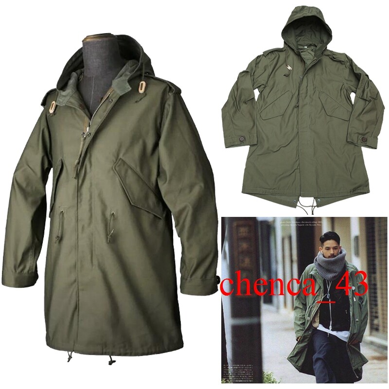 WW2 U.S. Army M-1951 Fishtail Parka M51 Vintage Military Mens