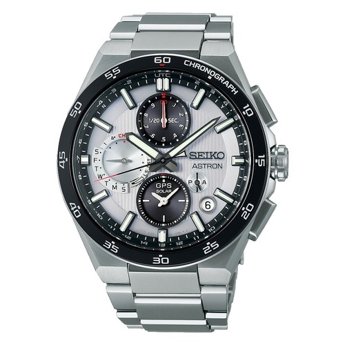 Seiko Astron SBXB043 GPS Solar Watch Titanium Ceramic 18cm Wrist
