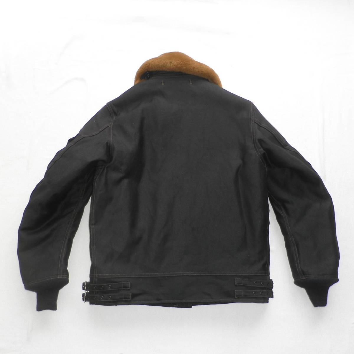 Freewheelers jacket S-6 AVIATORS' JACKET navy cotton mens 36 size