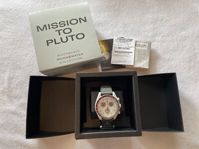 Omega x Swatch Bioceremic MoonWatch. Mission to Pluto. Brand New