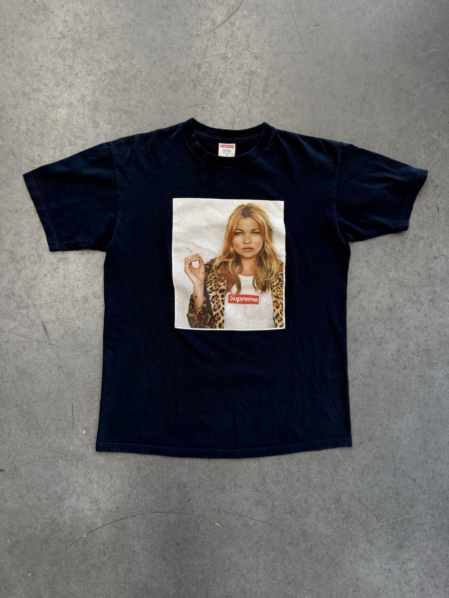 SS12 Supreme Kate Moss Photo Tee - Navy | eBay