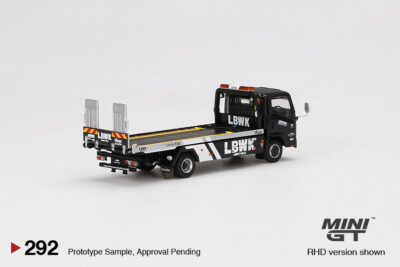 Mini GT Isuzu N-Series Vehicle Transporter LBWK Blk 1:64 Scale *NO