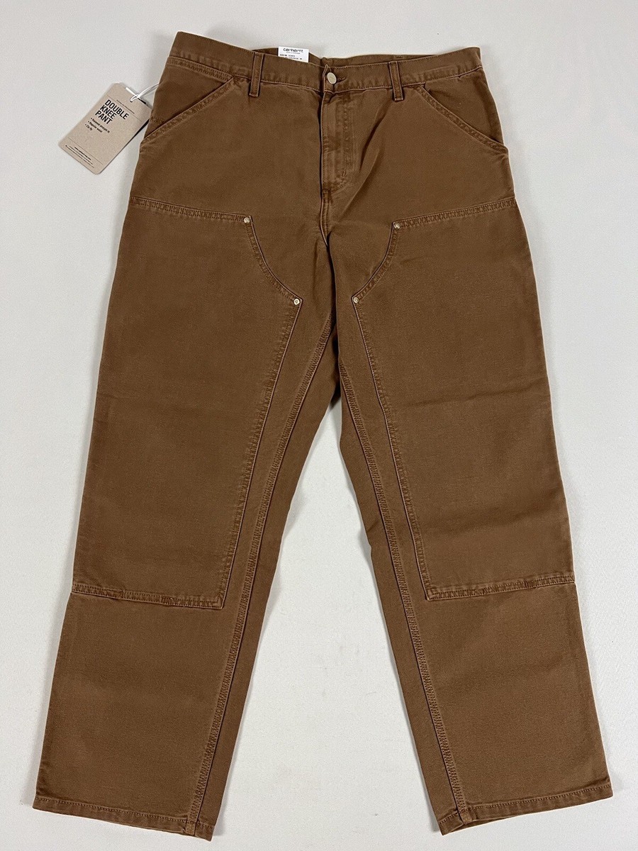 CARHARTT WIP DOUBLE KNEE PANT TAMARIND FADED 36X32 NWT | eBay