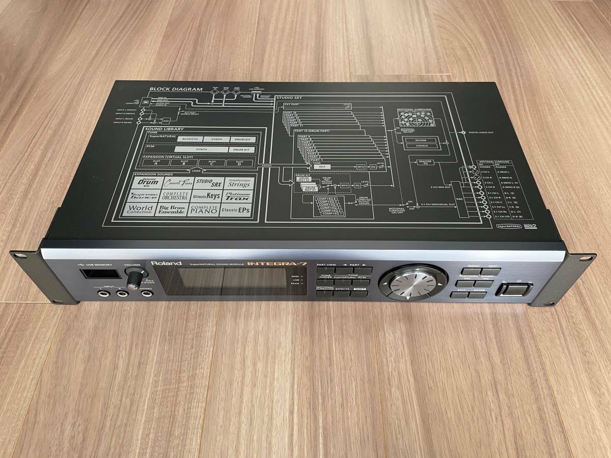 Roland Integra-7 SuperNATURAL Sound Module Rack Mount Good