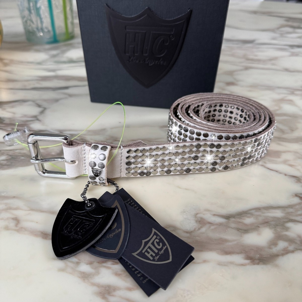 最終値下げ HTCスタッズベルト イーグル 32 HTC Belt #SN-32 Turquoise