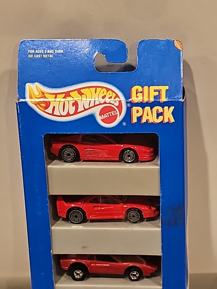 New Hot Wheels 1993 Ferrari 5-Pack Gift Set All Red 12405 1/64
