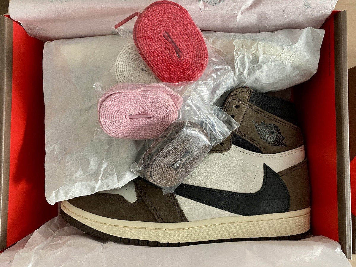 New! Nike Jordan 1 Retro High OG SP x Travis Scott - Dark Mocha
