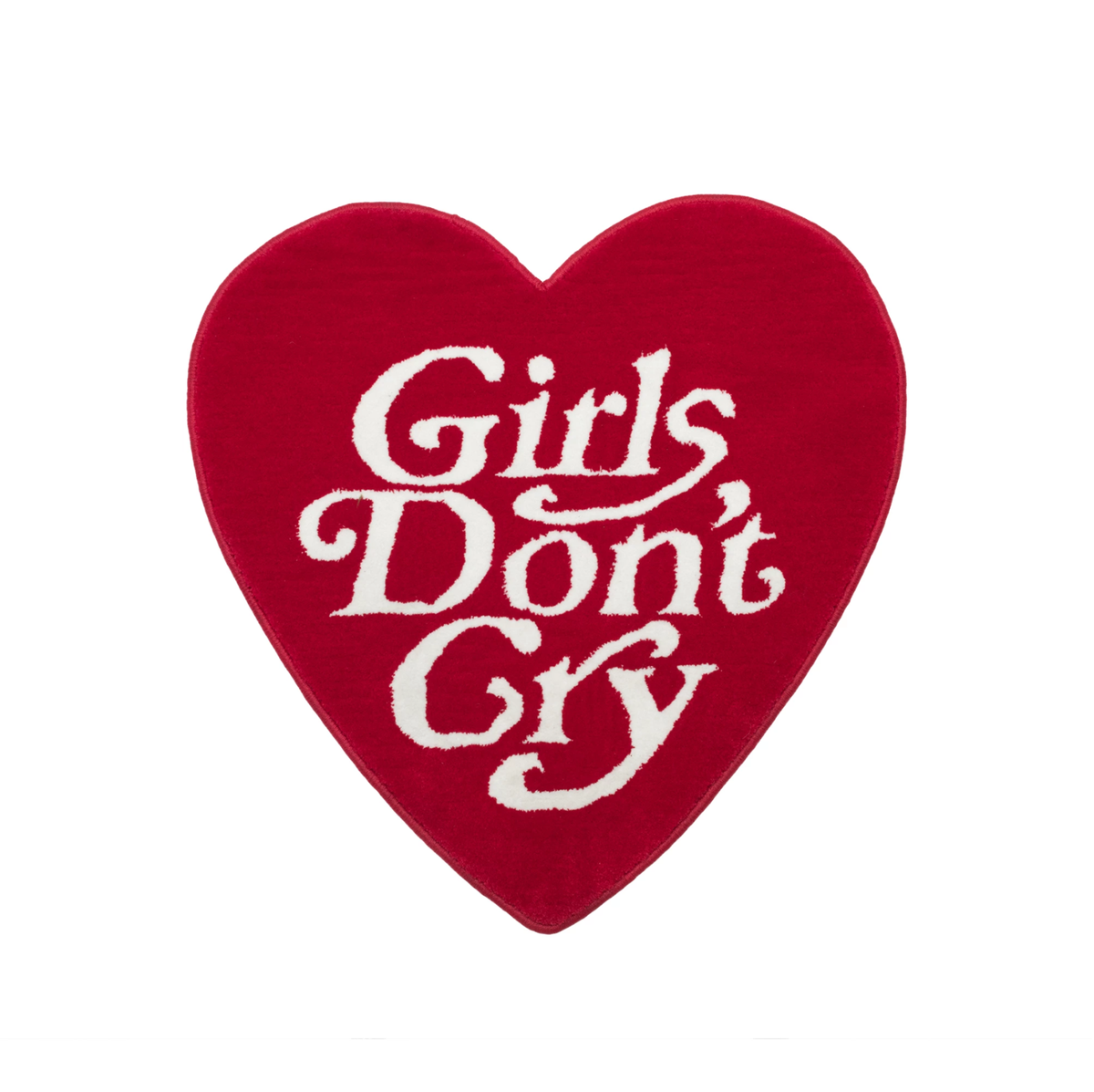 Genuine Retail Girls Don't Cry Heart Shape Rug verdy wasted youth