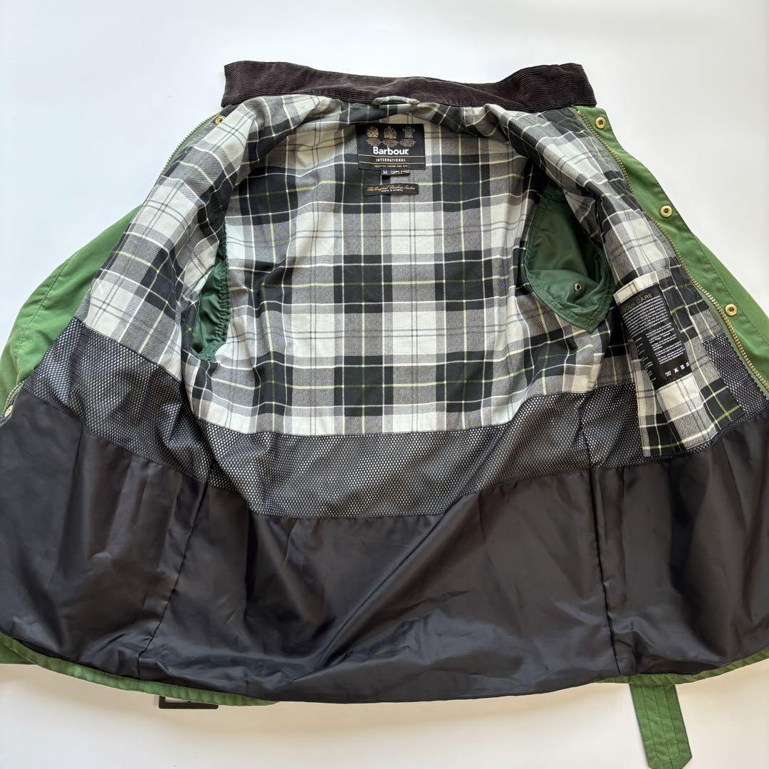 Barbour International 00's A7 Jacket British Racing Green M Medium