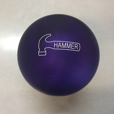 Hammer Purple Pearl Urethane green pin bowling ball 15 LB. new in
