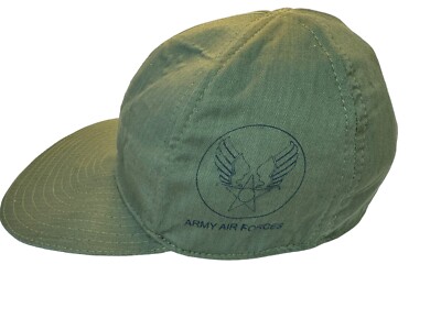 WWII USAAF A3 A-3 HBT MECHANICS CAP 58cm | eBay