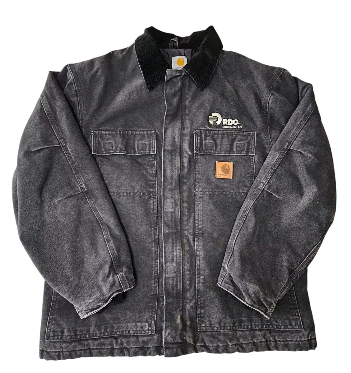 Carhartt Traditional Coat. Men's Large C26 BLK Duck Canvas Arctic