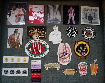SUPREME Box Logo, Dipset Photo & Others Stickers Set 43pcs Brand
