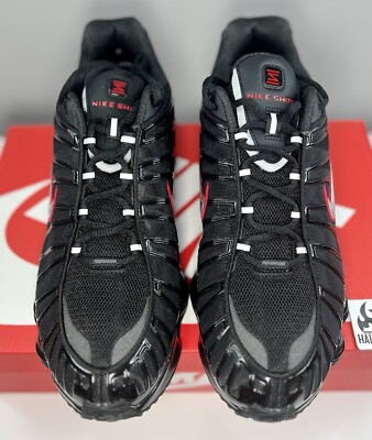 Size 15 - Nike Shox TL Black University Red for sale online | eBay