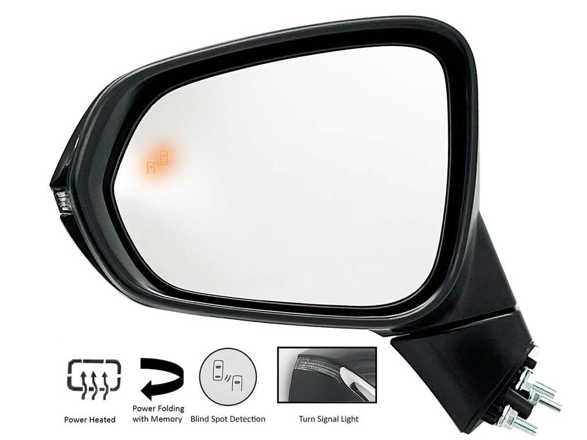 For 2018-2021 Lexus NX 200t 300 300h Mirror Power Folding BSD