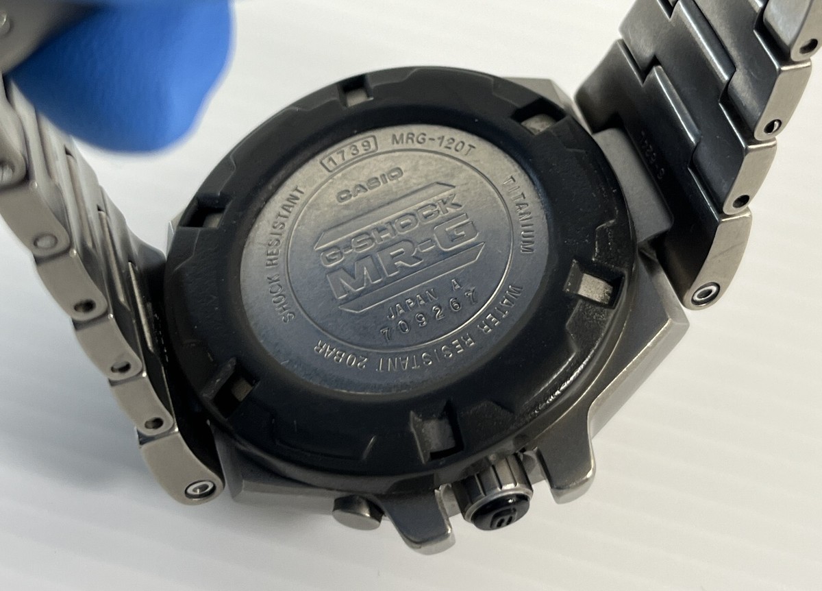 Casio G-Shock MR-G MRG-120T Titanium Men Vintage Quartz Watch Rare