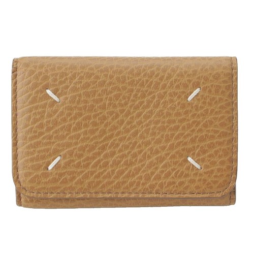 Maison Margiela 4 stitches S36UI0416 Leather Compact Wallet Black