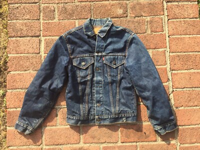 Rare Vtg Levi's Big E Denim Lrg Type 2 Pocket jacket 505 558 559