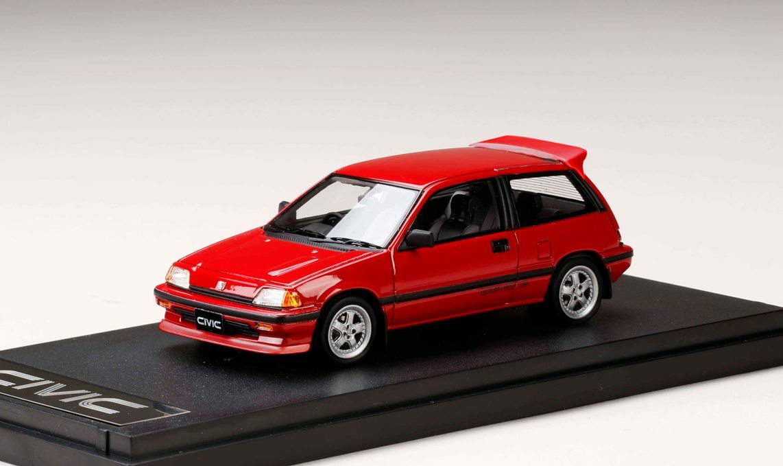 1/43 Mark43 Honda Civic Si (AT) 1984 Mugen MR-5 wheel equipped car