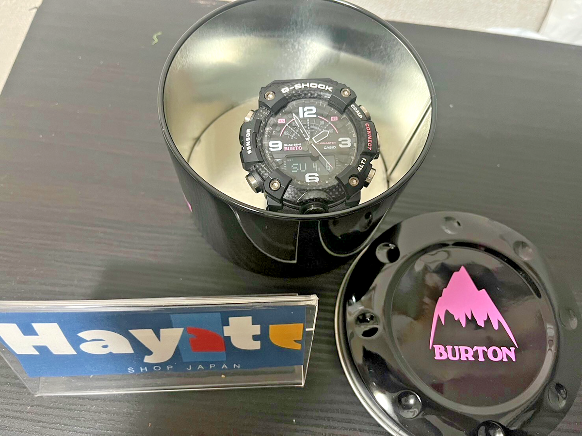 BURTON x CASIO G-SHOCK Mudmastar GG-B100BTN-1AJR men's Watch BLK