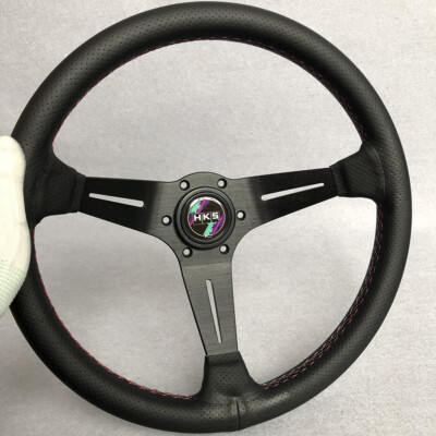 HKSタイプ ステアリングホイール 350mmディープコーン85mm HKS 350mm