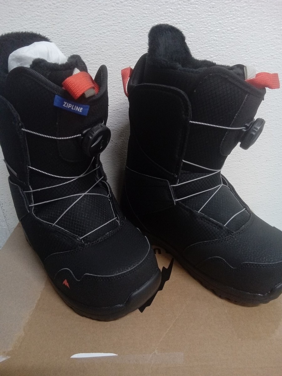 ZIPLINE スノーボードブーツ 子ども用 ブラック/レッドsize23センチ