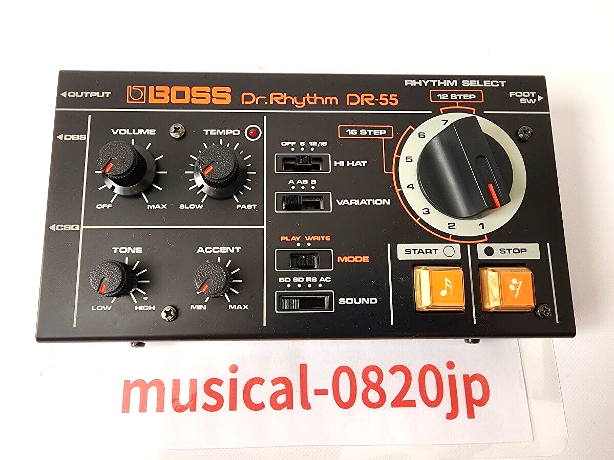 Boss DR-55 Dr Rhythm Analog Drum Machine working | eBay