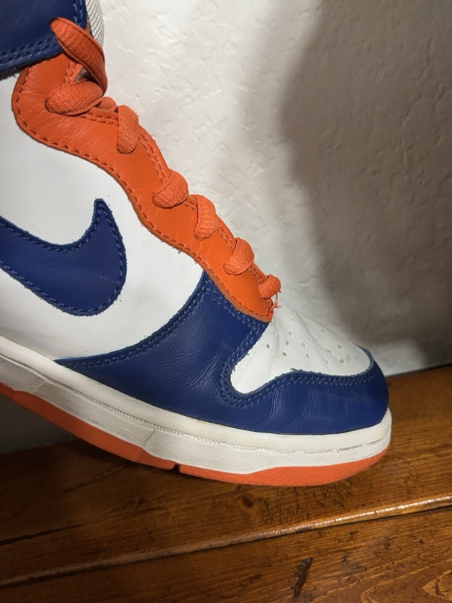 VTG Nike Dunk High Euro Knicks/Broncos 2003 Size 10 304717-141
