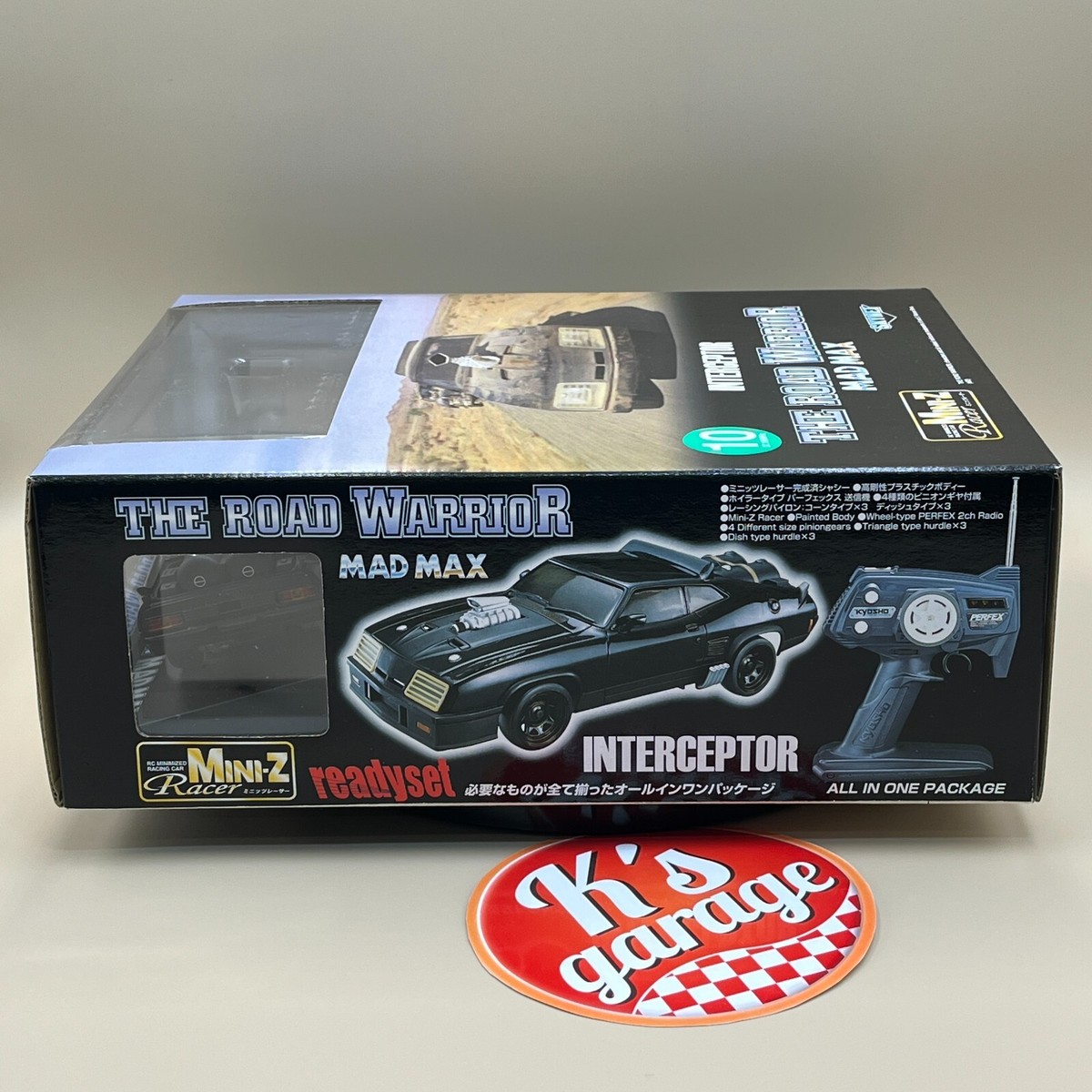 Kyosho Aoshima MINI-Z The Road Warrior Interceptor MAD MAX SKYNET